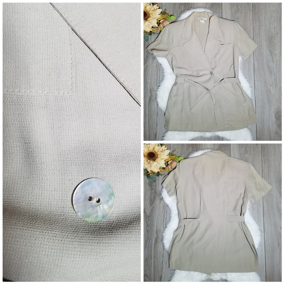 Vintage Blazer Beige Minimal Safari - Picture 8 of 8